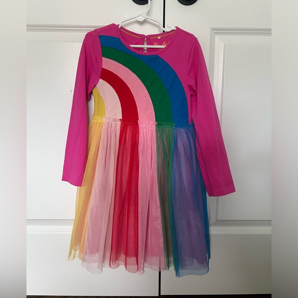 Mini Boden rainbow dress